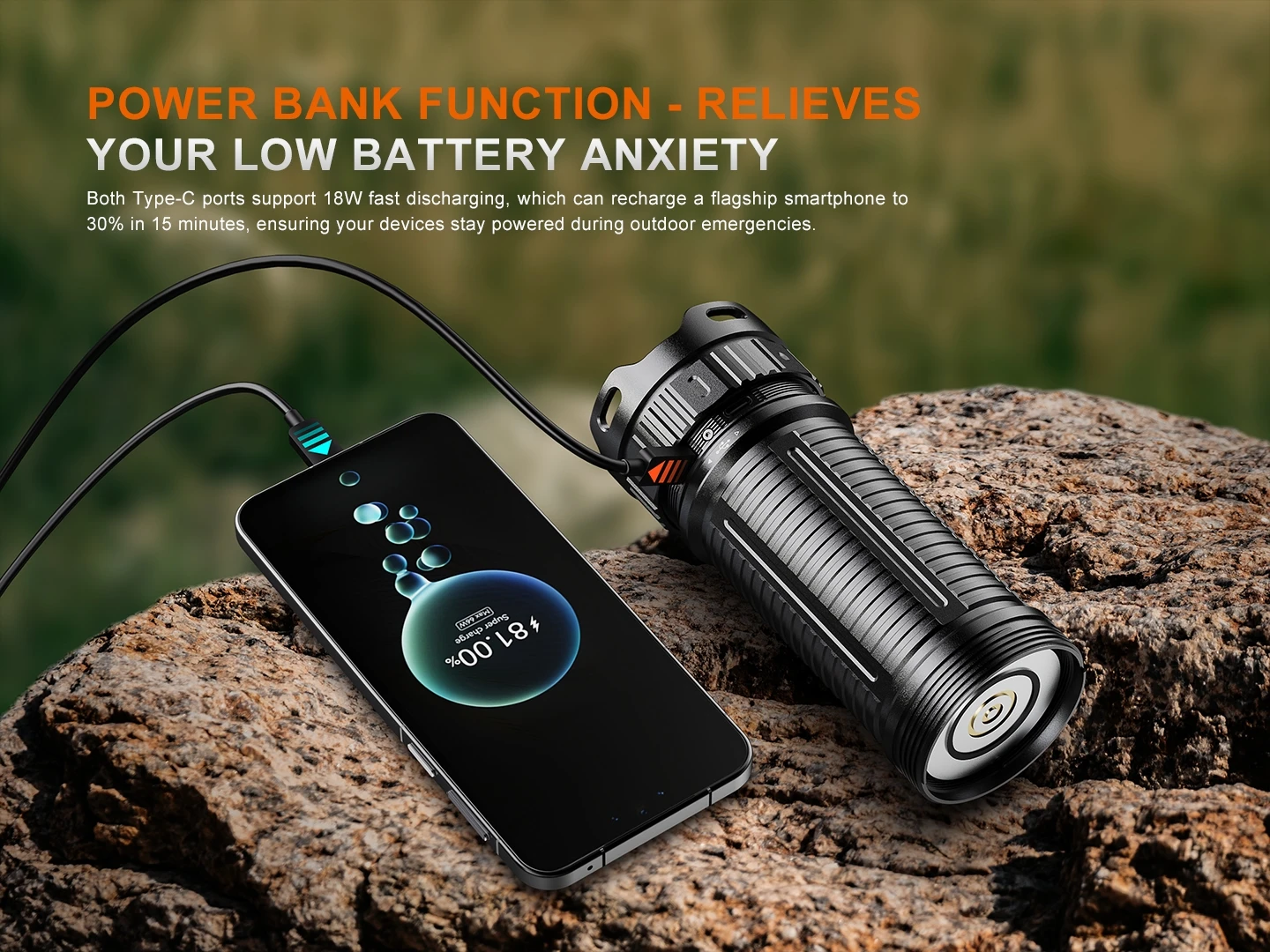 Fenix LR50R V2.0 18000 Lumen Spot and Flood Light with Red and UV
